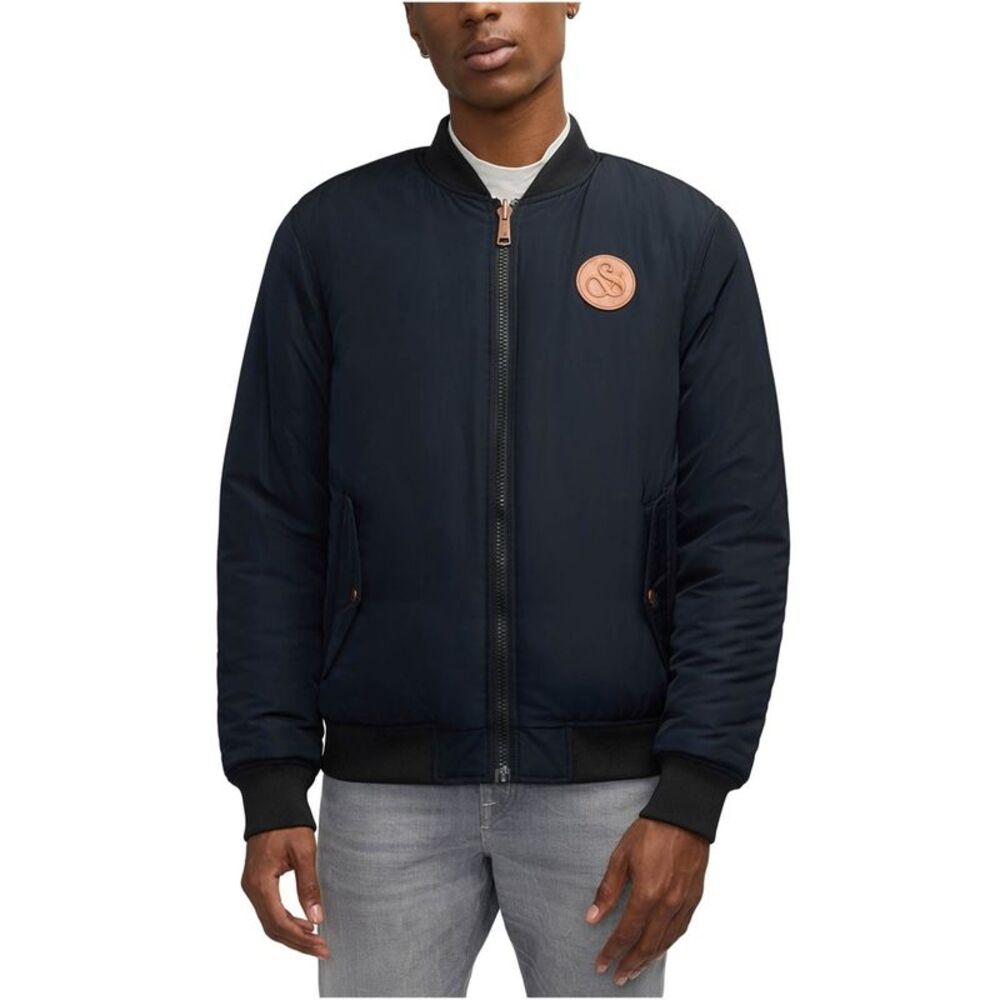Scotch & Soda Mens Evlon Reversible Varsity Bomber Jacket, NWT